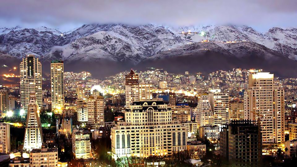 عکس از بالا شهر تهران