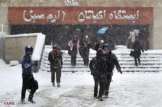 تصاویر زمستان برفی تهران