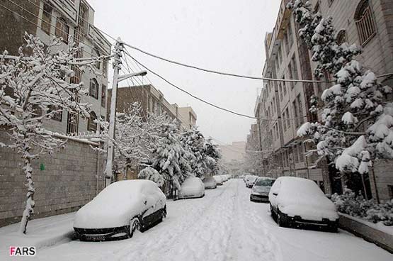 تصاویری از زمستان برفی تهران