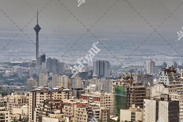 عکس شهر تهران برج میلاد