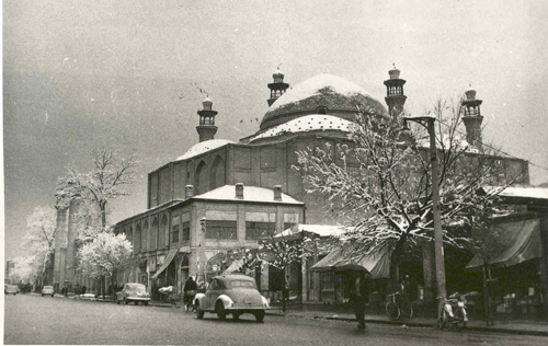 عکس تهران قدیم روز برفی
