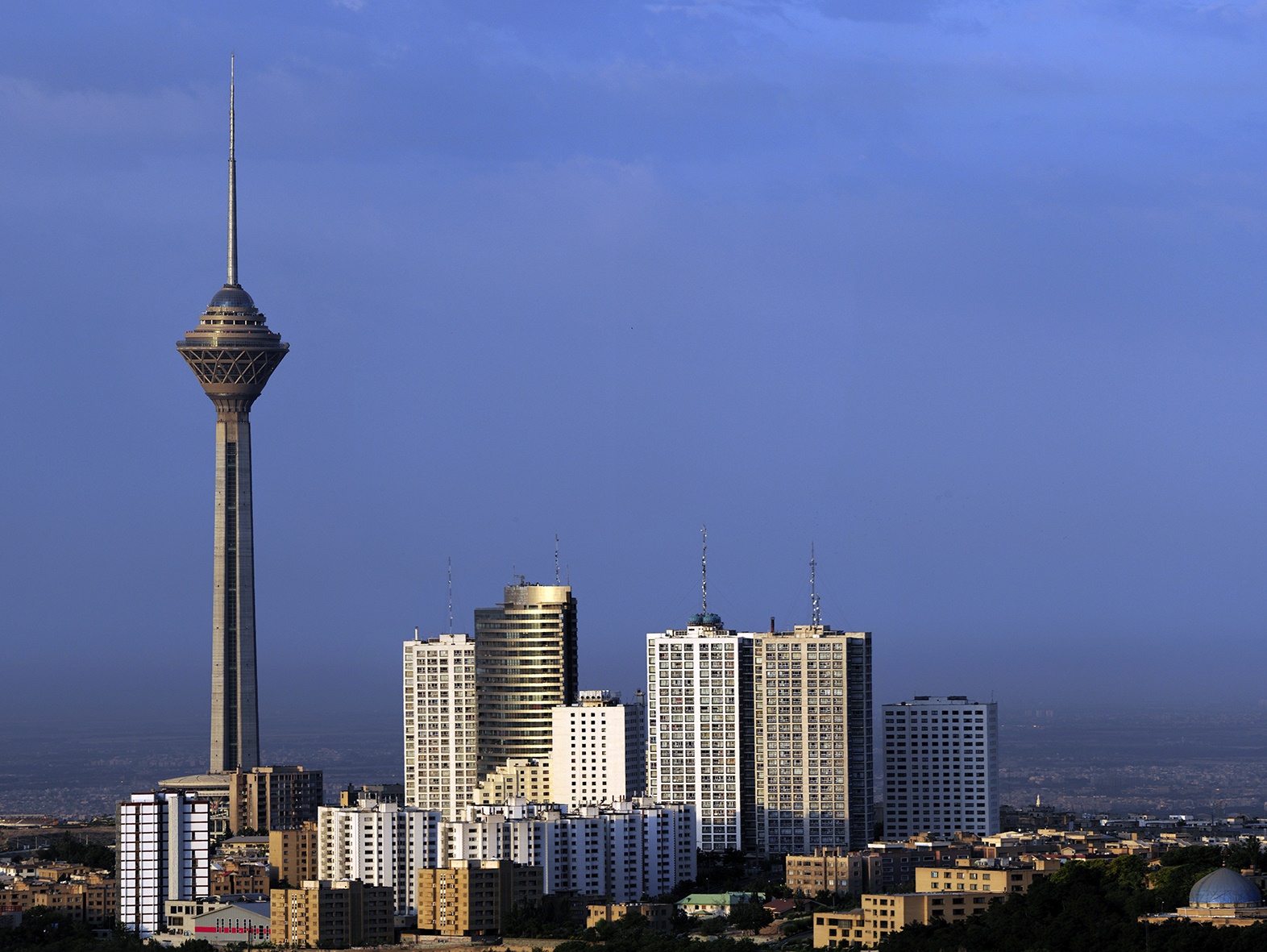 عکس هایی از بالا شهر تهران