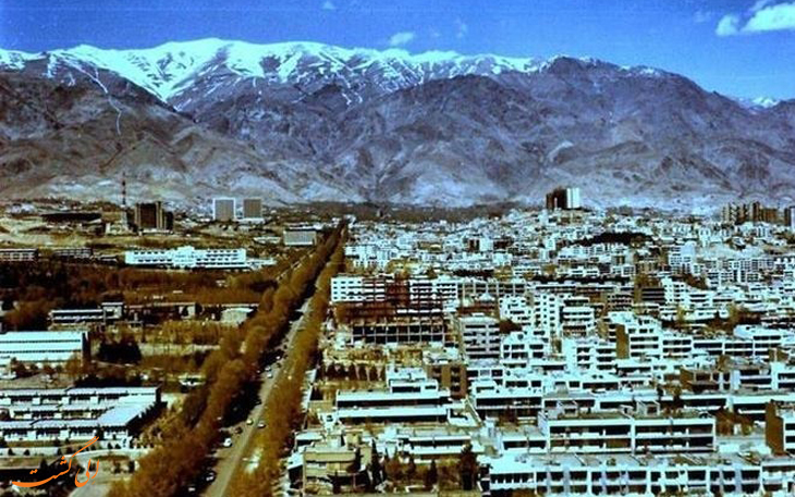 عکس تهران قدیم خیابان میرداماد