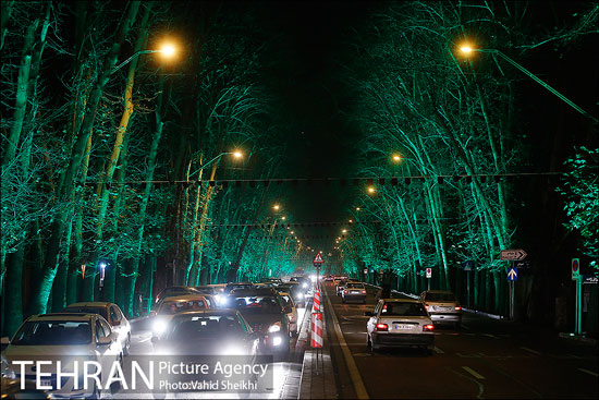 عکس های زیبا تهران در شب