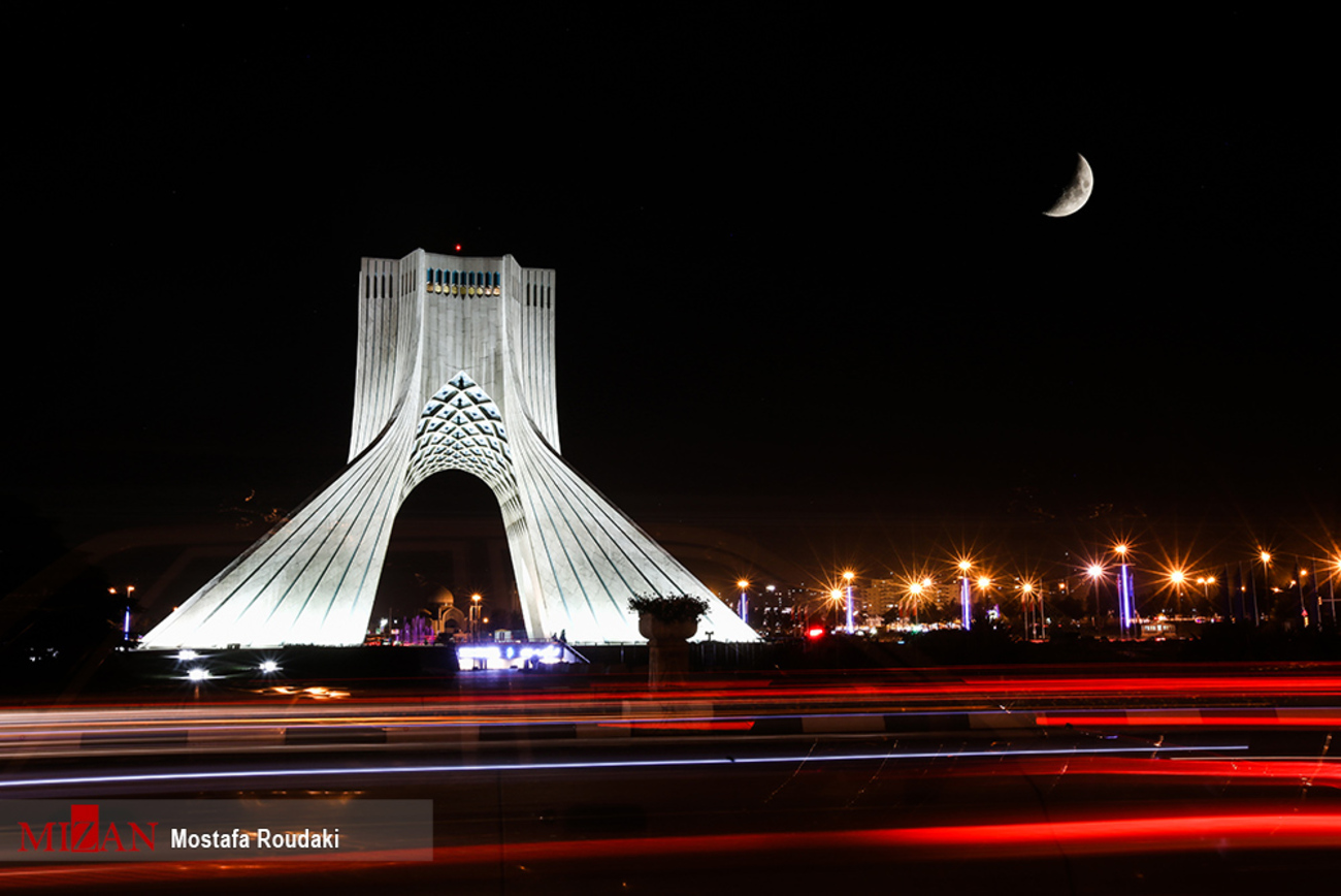 عکس شب های زمستانی تهران