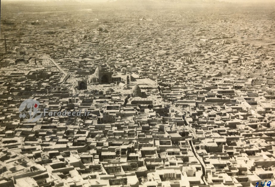 عکس هوایی از مسجد جامع اصفهان