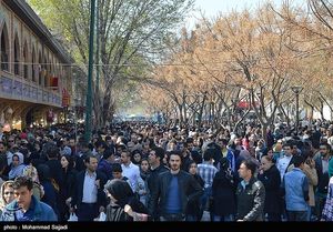 تصاویر شلوغی بازار تهران