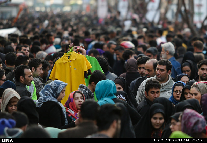 عکسهای شلوغی بازار تهران