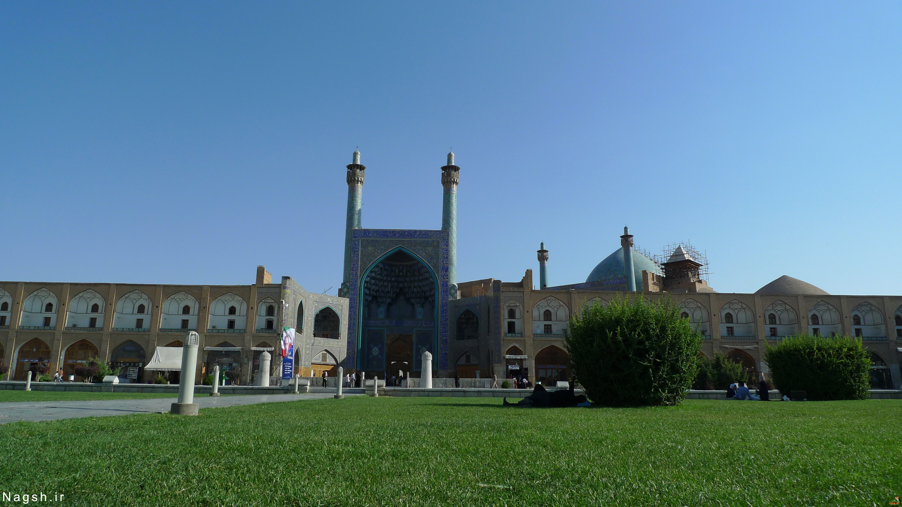 عکس با کیفیت از میدان امام اصفهان
