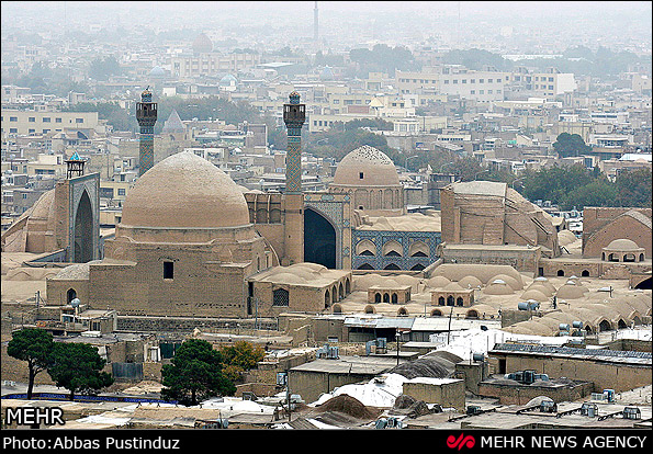عکس هوایی مسجد امام اصفهان