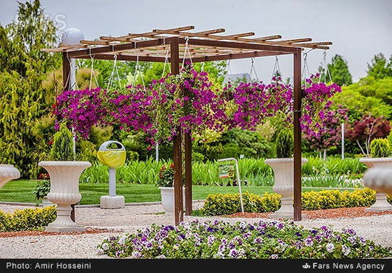 عکسهای زیبا از باغ گلهای اصفهان