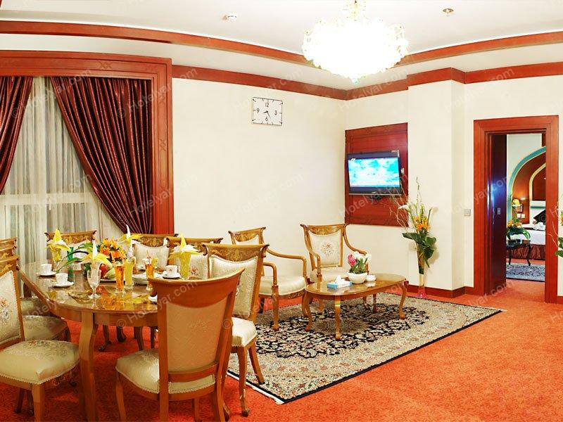 عکس اتاقهای هتل مدینه الرضا مشهد
