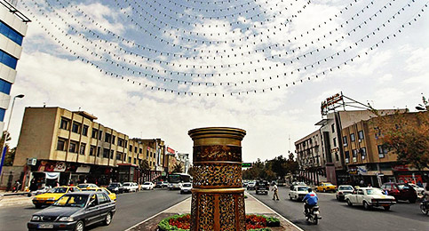 عکس از خیابان امام رضا مشهد