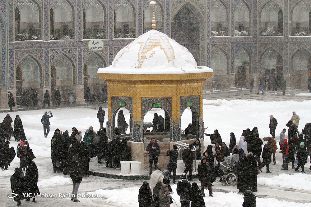 عکس های برف مشهد