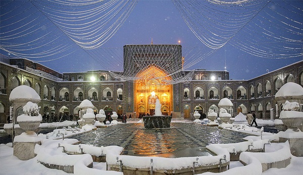 عکس برف در مشهد