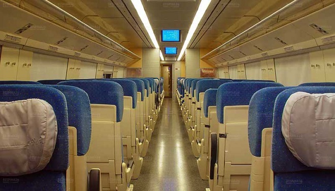 عکس قطار پردیس سالنی تهران مشهد