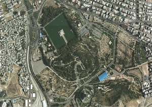 نقشه ماهواره ای شهر تبریز