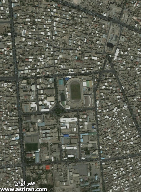 عکس هوایی شهر تبریز