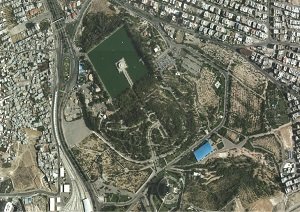 نقشه هوایی از شهر تبریز