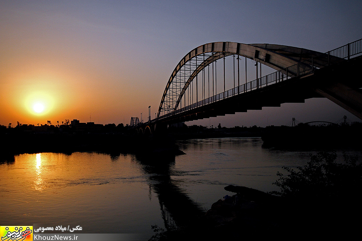عکس از پل اهواز
