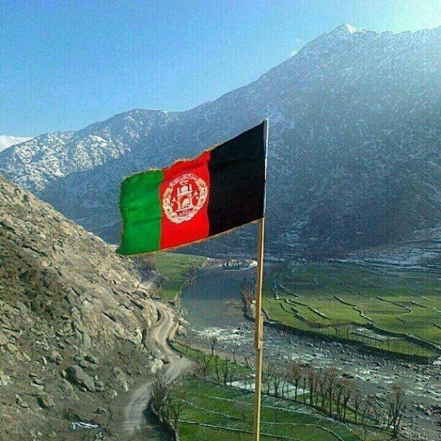 عکس پرچم افغان
