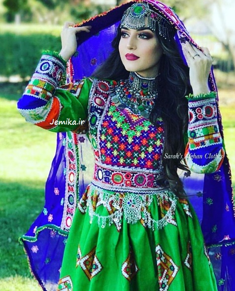 عکس لباس افغانی دخترانه
