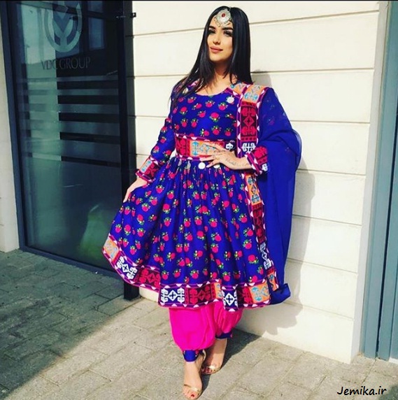 عکس مدل لباس افغانی دخترانه