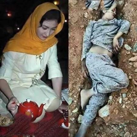 عکس دختر افغانی که زیباترین دختر ایران شد
