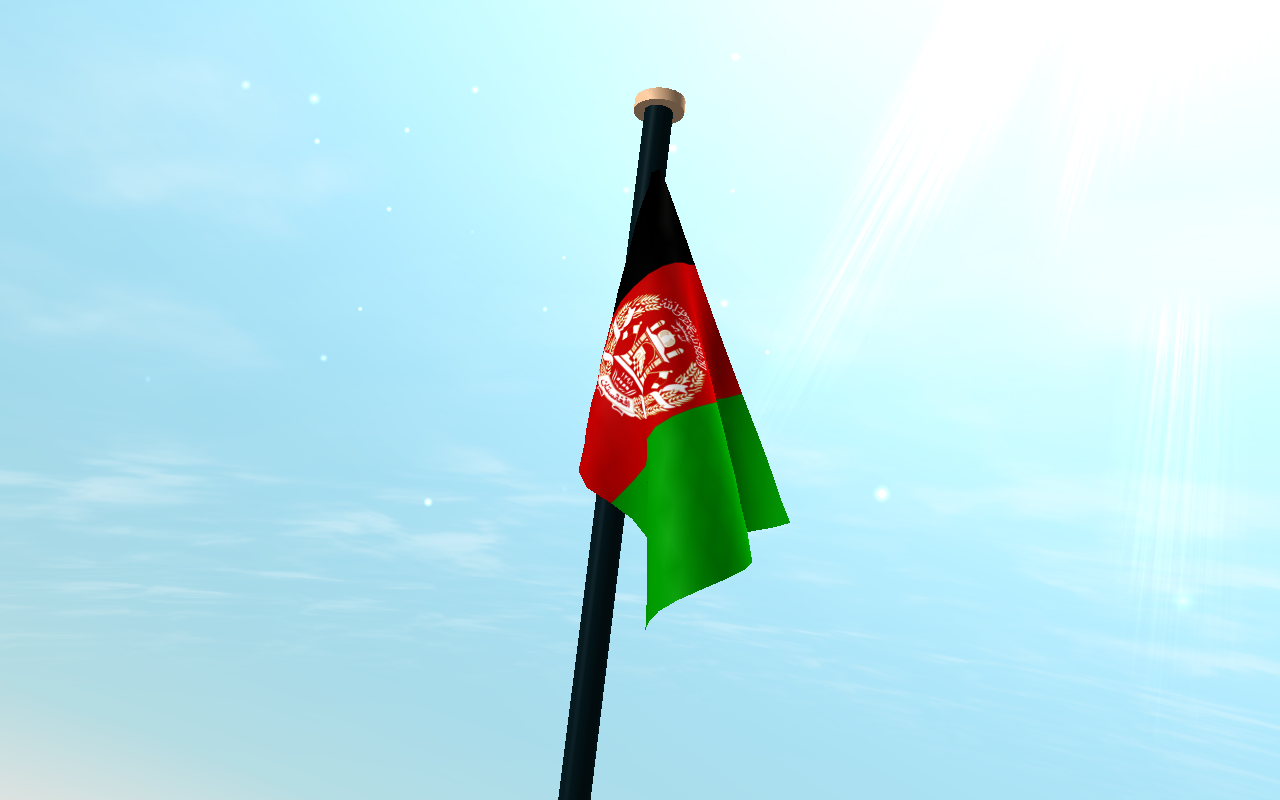 دانلود عکس متحرک پرچم افغانستان