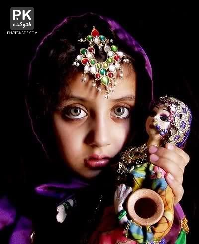عکسهای دختری افغان با زیباترین چشم جهان
