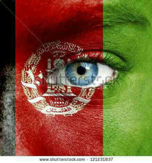 عکس زیبا از پرچم افغانستان