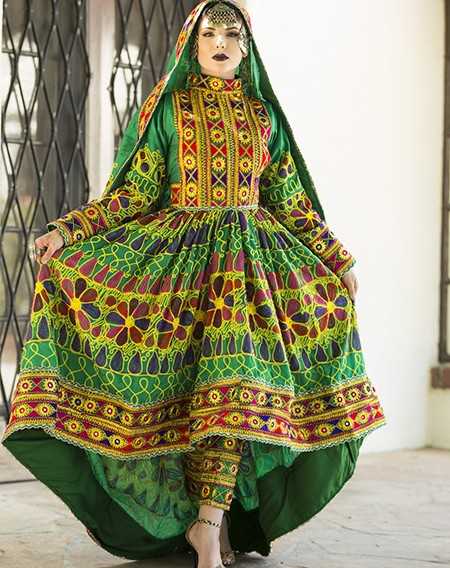 عکس لباس افغانی جدید دخترانه