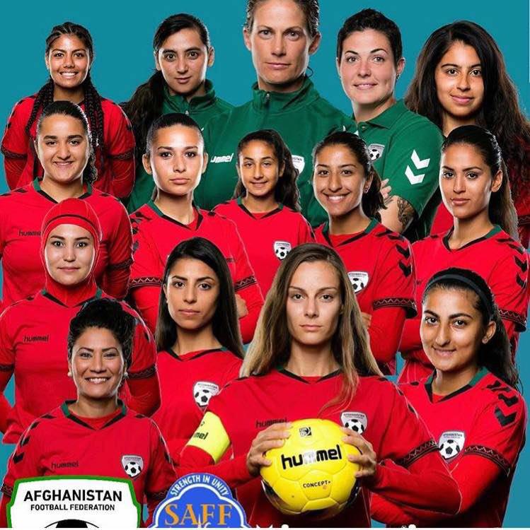 عکس تیم ملی فوتبال زنان افغانستان
