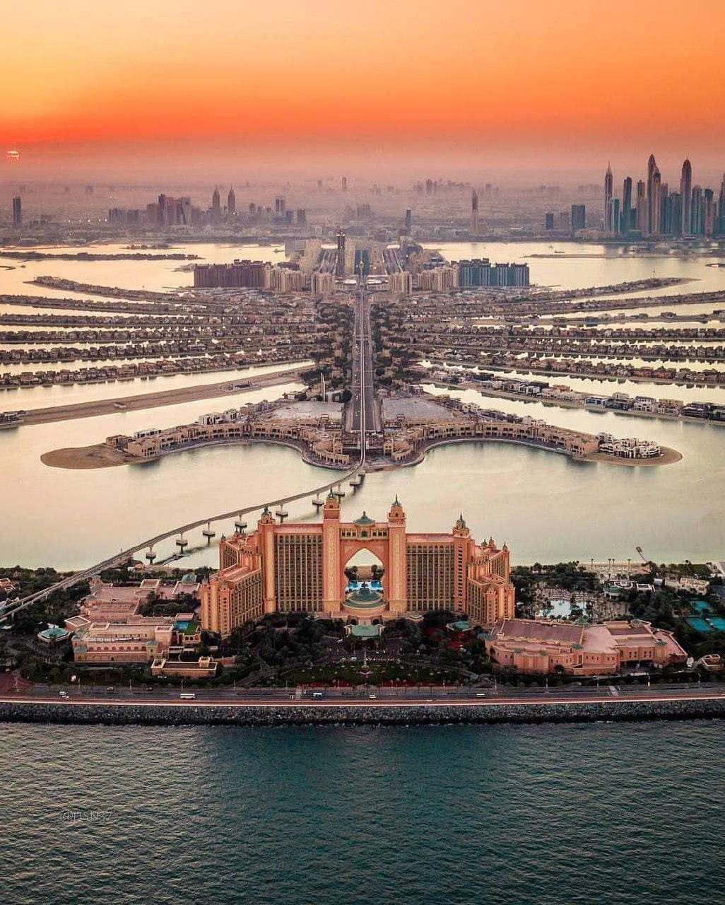 عکس جزیره نخل در دبی
