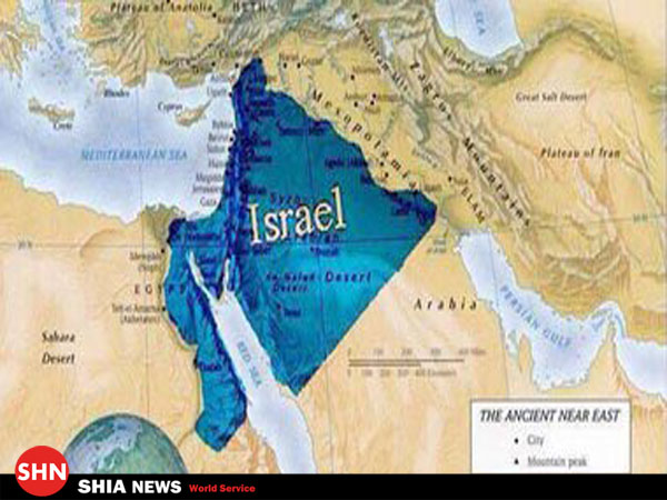 عکس نقشه کشور اسرائیل