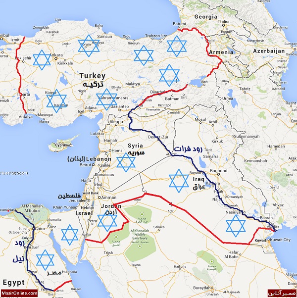 عکس نقشه کشور اسرائیل