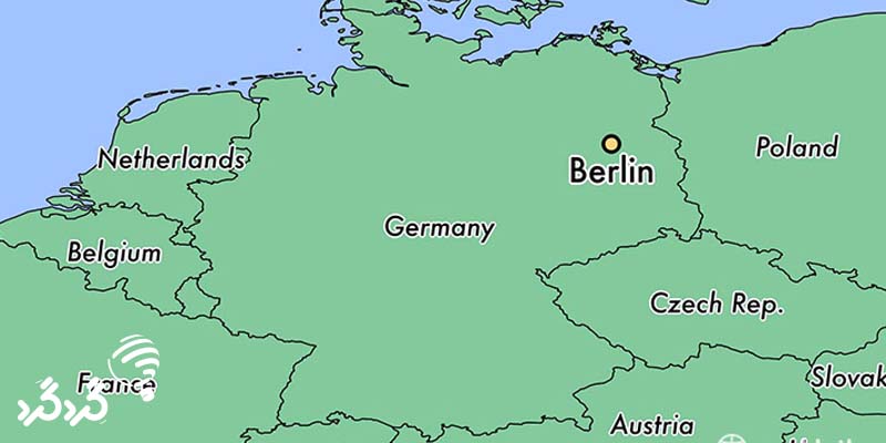 دانلود نقشه کشور آلمان