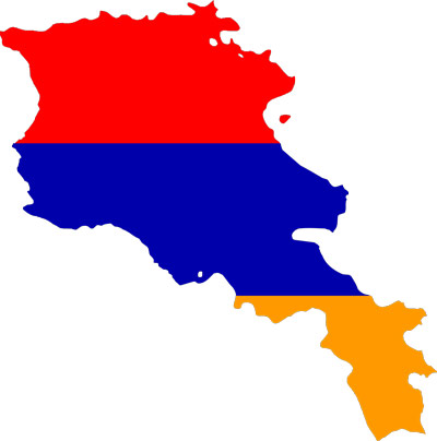 عکس نقشه ی کشور ارمنستان