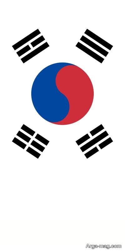 عکس پرچم کشور کره ی جنوبی