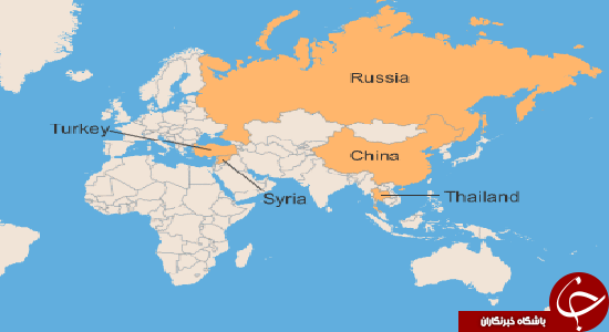 عکس نقشه ی کشور چین