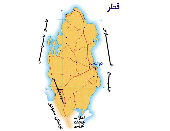 عکس نقشه کشور کویت