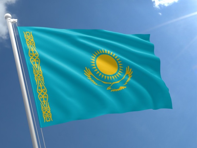 عکس پرچم کشور قزاقستان