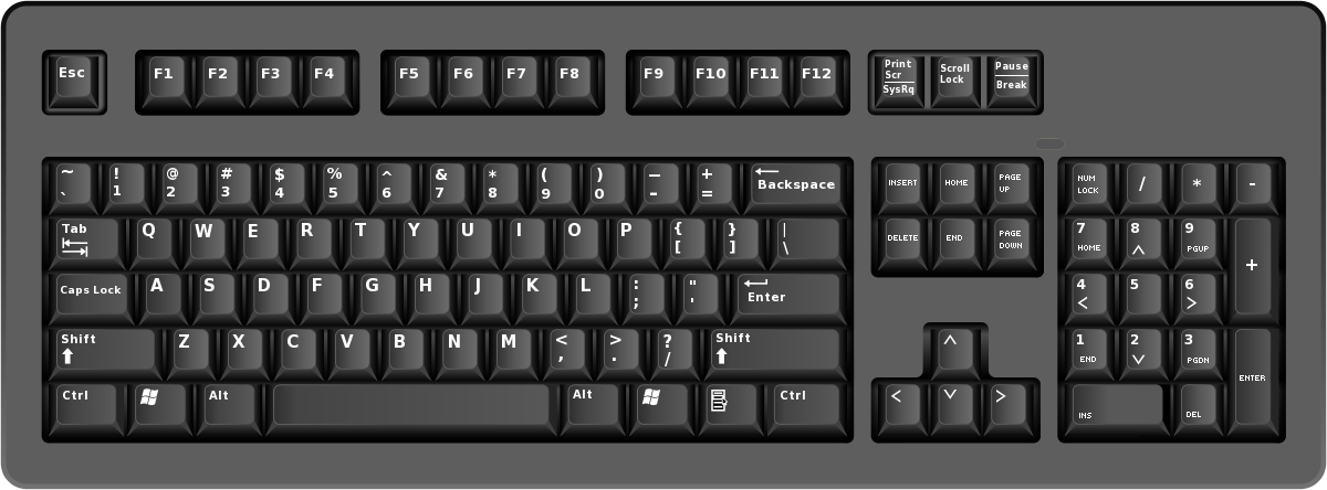 hd photo of computer keyboard
