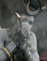 pics of lord shiva smoking ganja