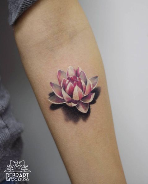 image of lotus flower tattoo
