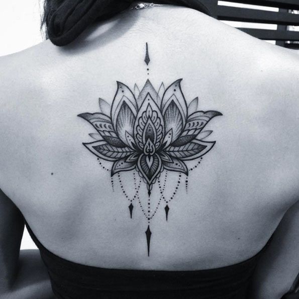 image of lotus flower tattoo
