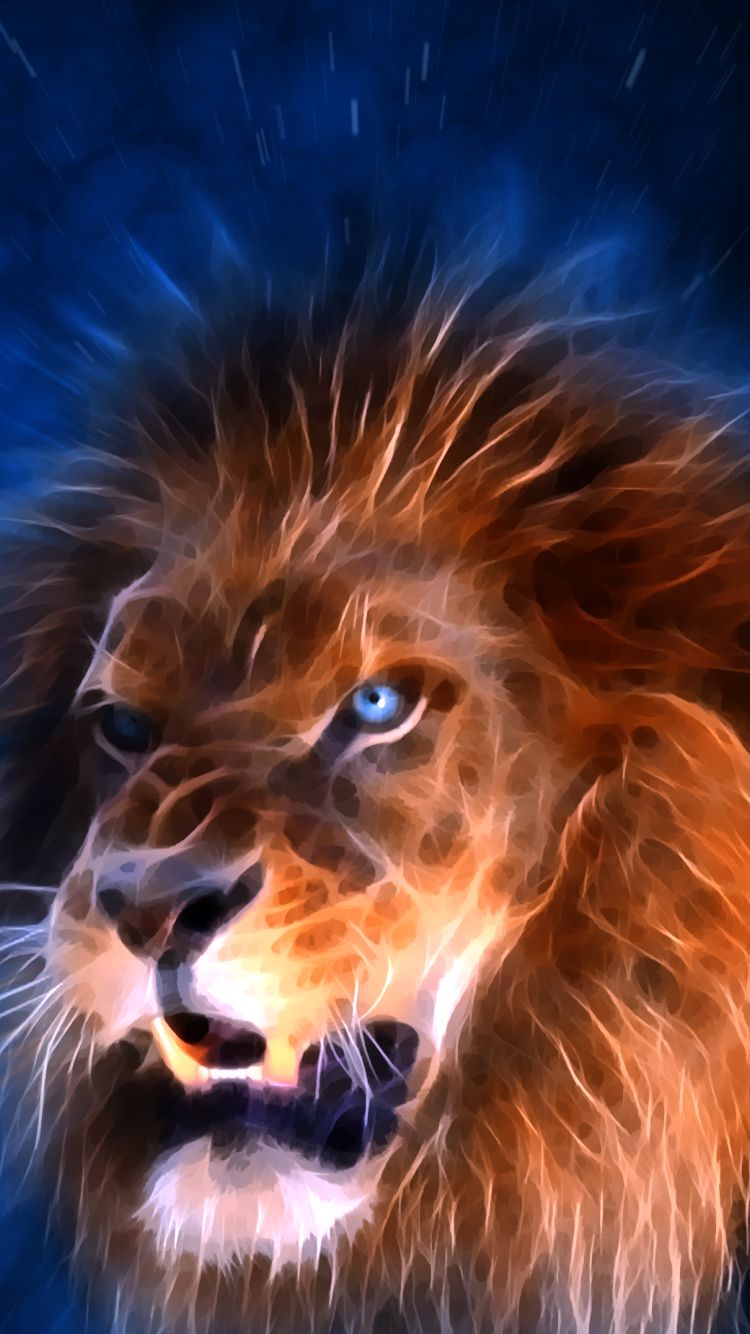 roaring lion images for mobile