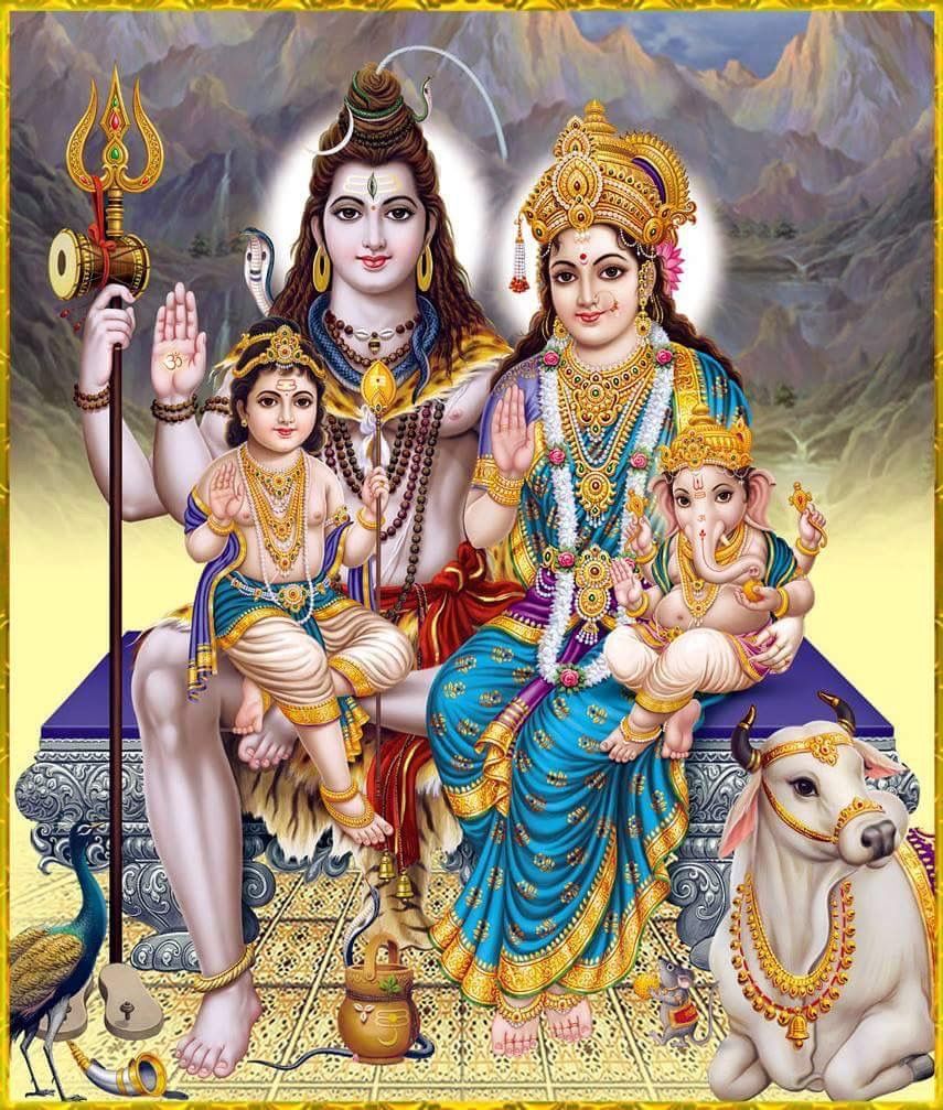 lord shiva family photos wallpapers