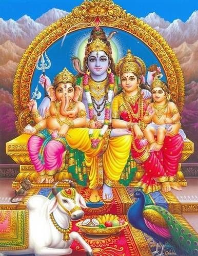 beautiful photos of lord shiva family