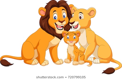 cartoon pictures of female lions